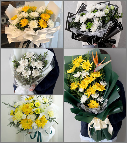 山东莱芜莱城区牛泉镇冯徐冶村白事花束代送